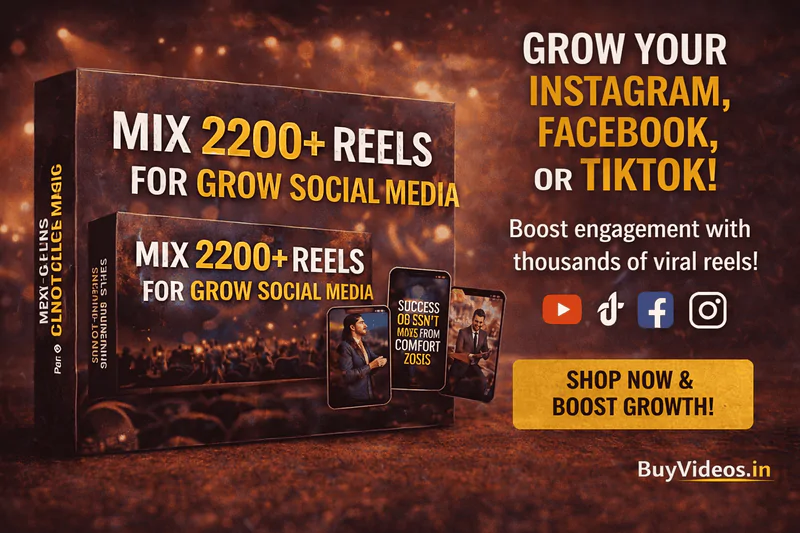Mix 2200+ Reels for Grow Social Media